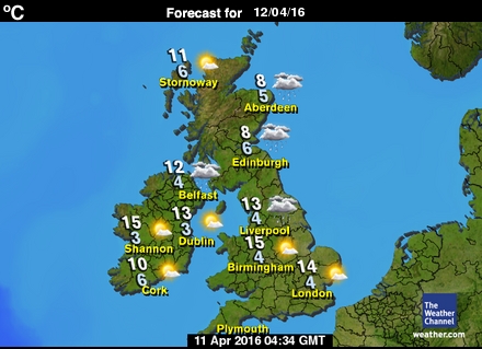 7 Day Weather Forecast Uk Met Office