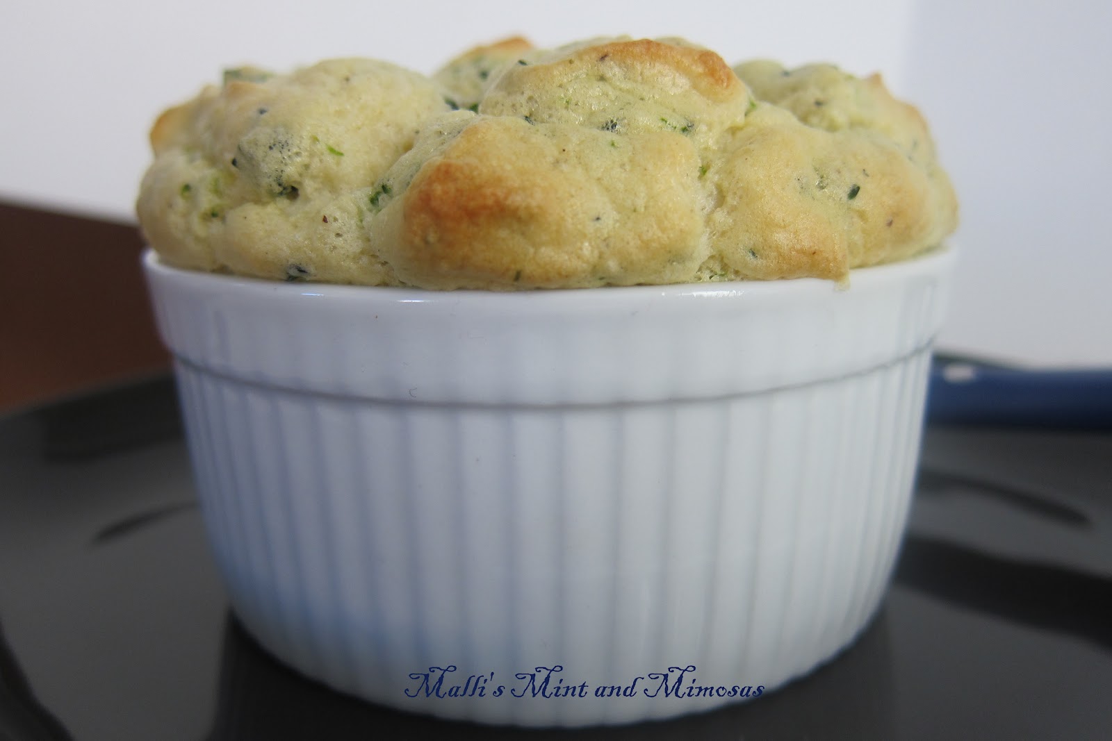 Broccoli And Goat Cheese Souffle