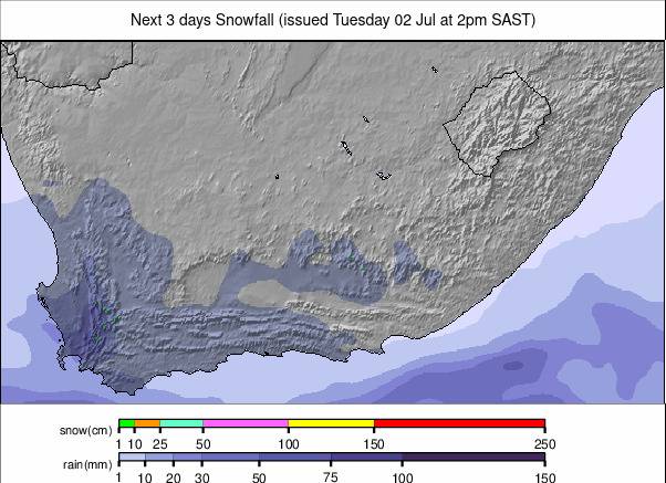 Current Weather Map South Africa