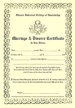 Divorce Certificate Uk
