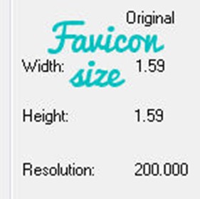 Favicon Size 2012