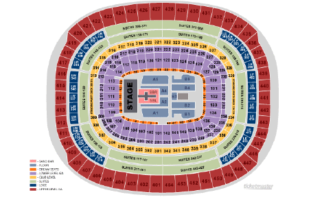 Fedex Field Seating Chart Seat Numbers