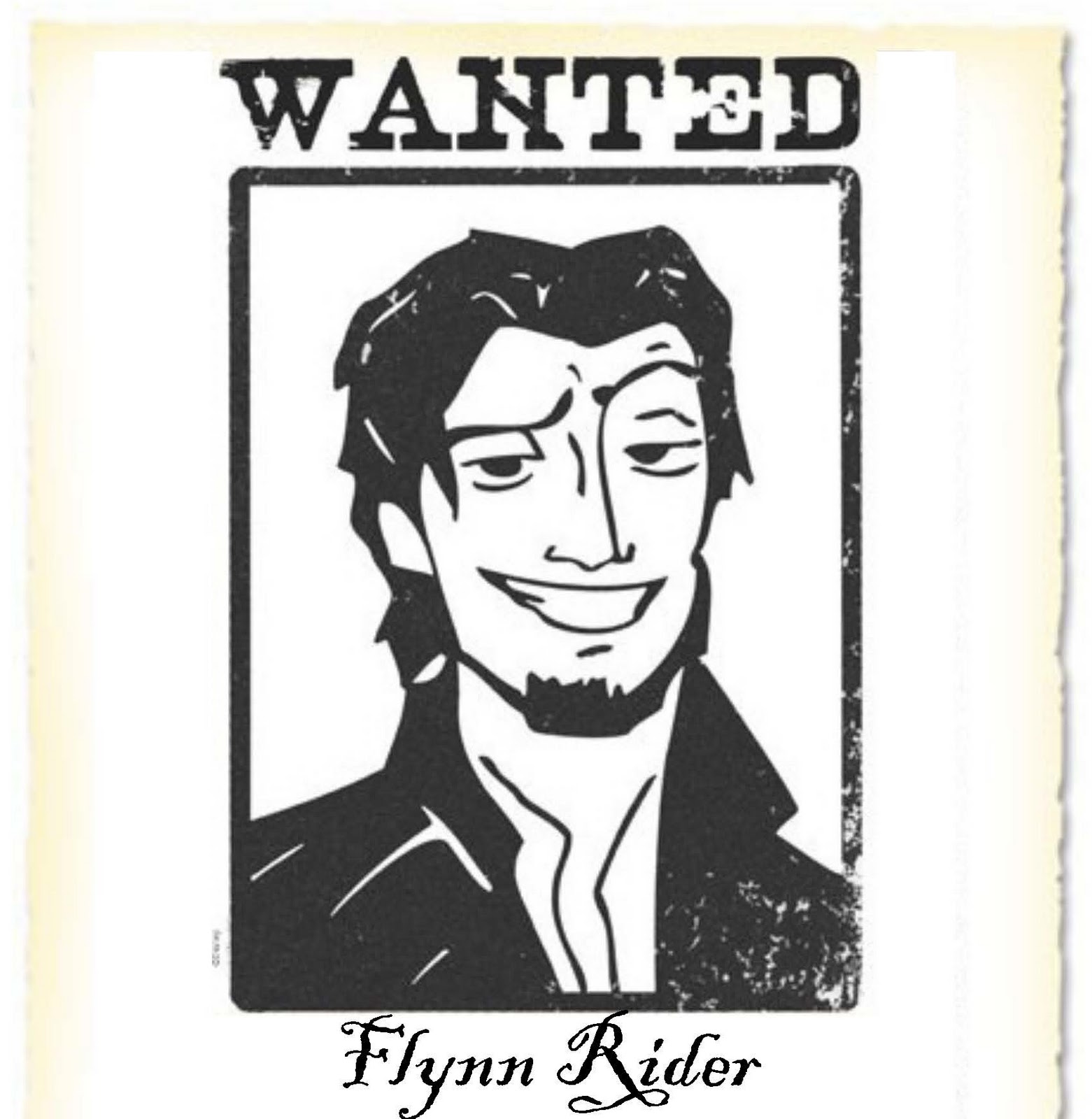 Flynn Rider Wanted Poster