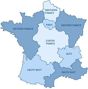 French Weather Forecast Map