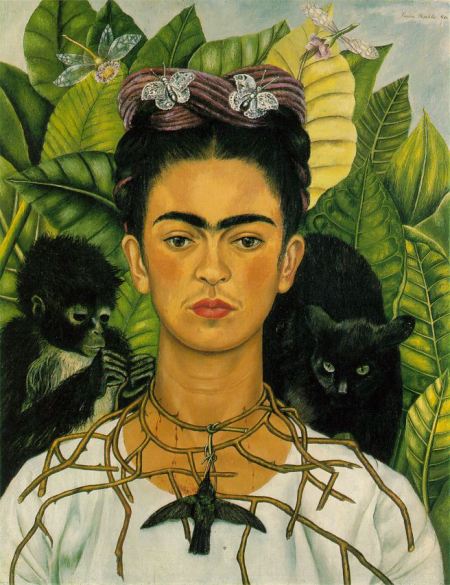 Frida Kahlo Self Portrait With Thorn Necklace And Hummingbird Meaning