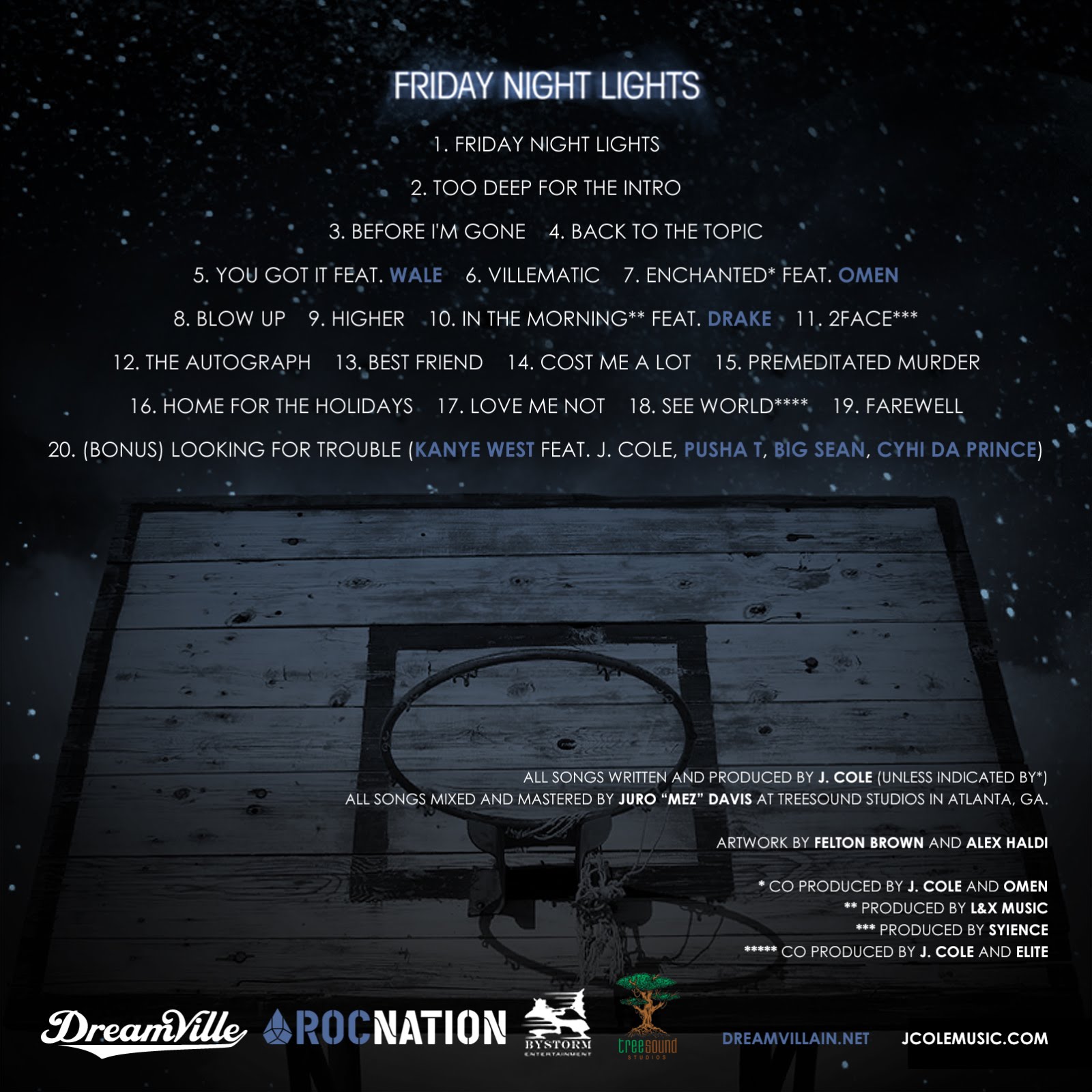 Friday Night Lights J Cole Lyrics