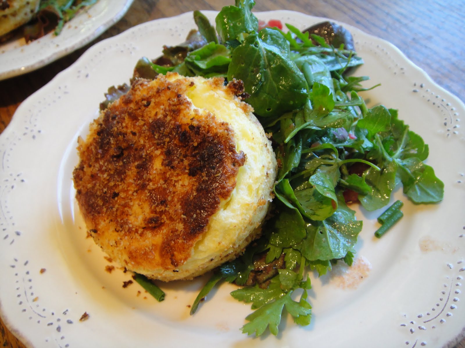 Goat Cheese Souffle Salad