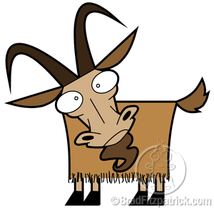 Goat Face Cartoon
