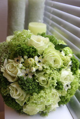 Green Wedding Flowers Bouquets