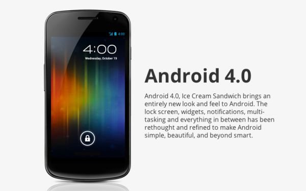 Ice Cream Sandwich Android 4.0 Release Date