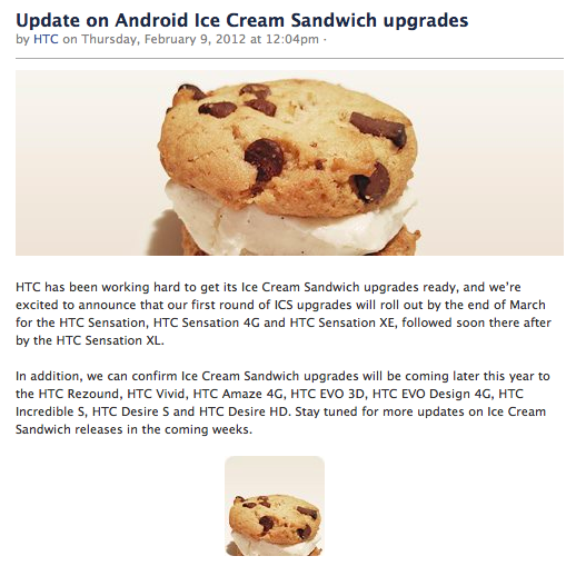 Ice Cream Sandwich Android Release Date Tmobile