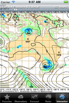 Interactive Weather Map Australia