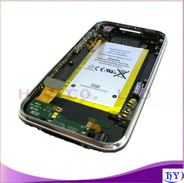 Iphone 3gs 16gb Black Complete Back Cover Assembly