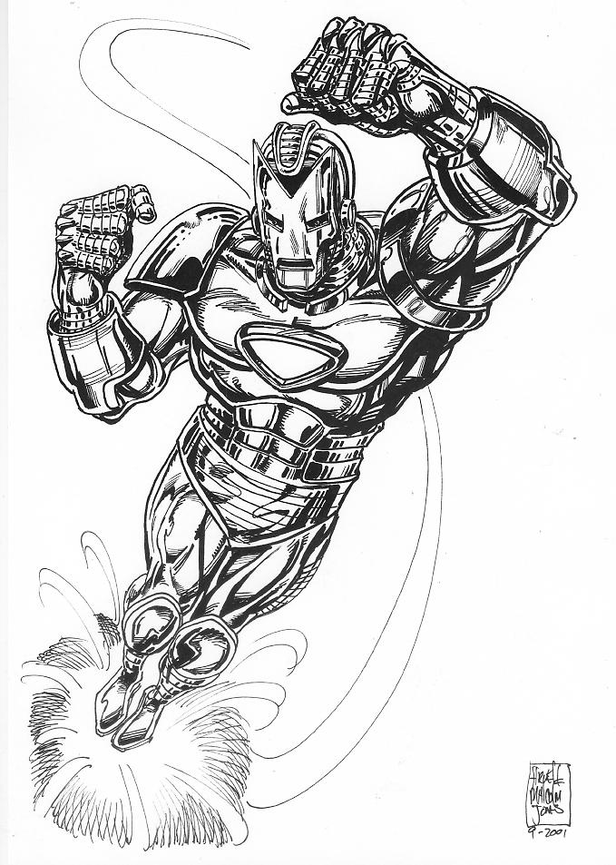 Iron Man Comic Book Art