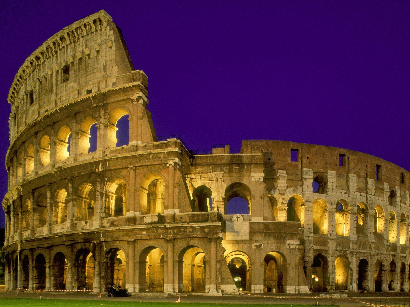 Italy Rome At Night