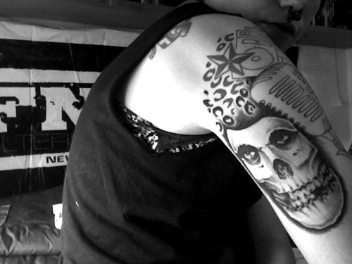 Misfits Fiend Skull Tattoo