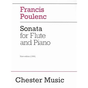 Poulenc Flute Sonata Sheet Music
