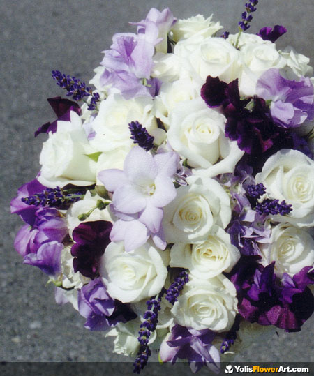 Purple Wedding Flowers Pictures