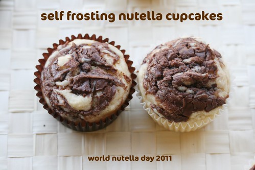Self Frosting Nutella Cupcakes Recipe