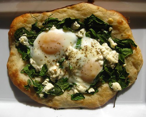 Spinach And Goats Cheese Pizza