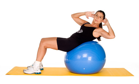 Swiss Ball Exercises For Women For Abs