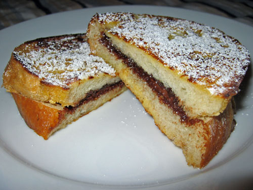 Toasted Nutella Sandwich