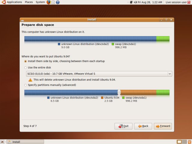 Ubuntu Gparted Command Line