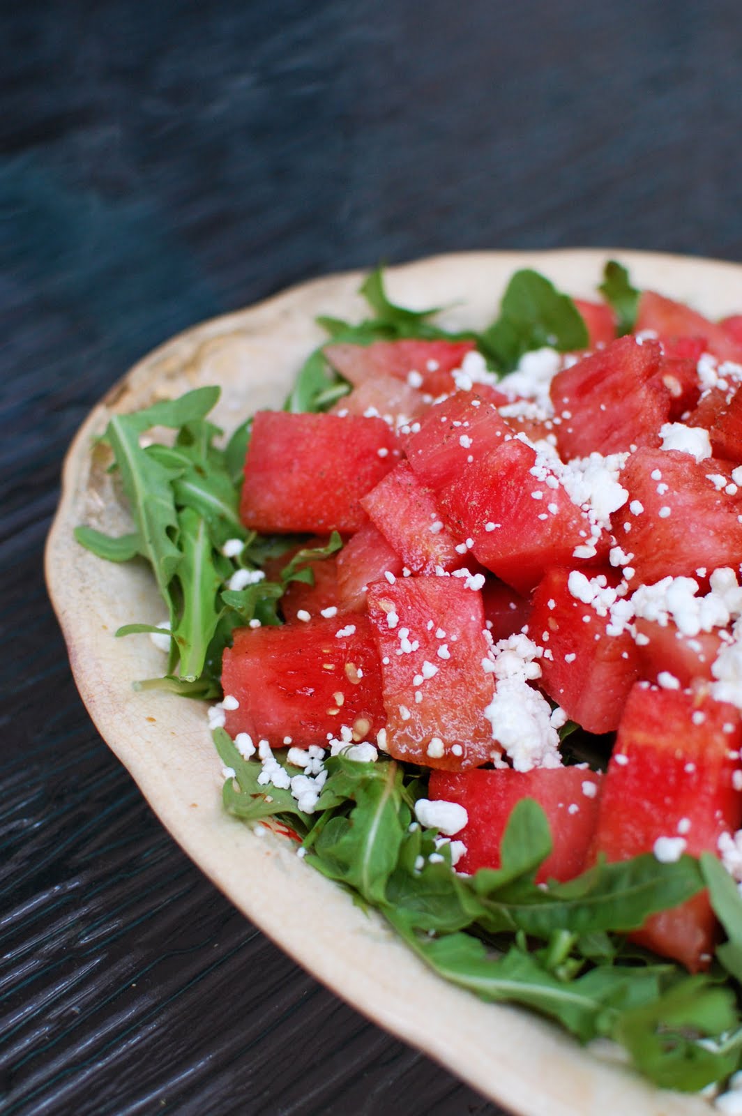 Watermelon And Goat Cheese Salad With Mint