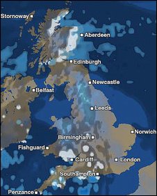 Weather Forecast Map England