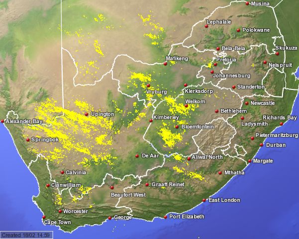 Weather Forecast Map South Africa