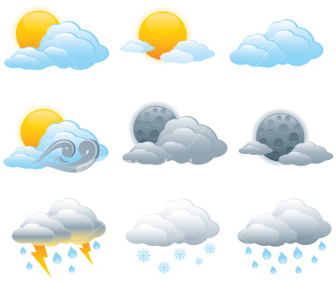 Weather Forecast Symbols Rain