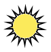Weather Forecast Symbols Sunny