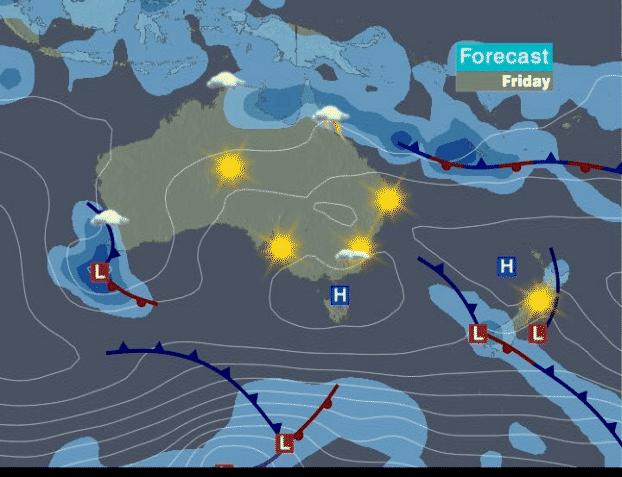 Weather Map Australia