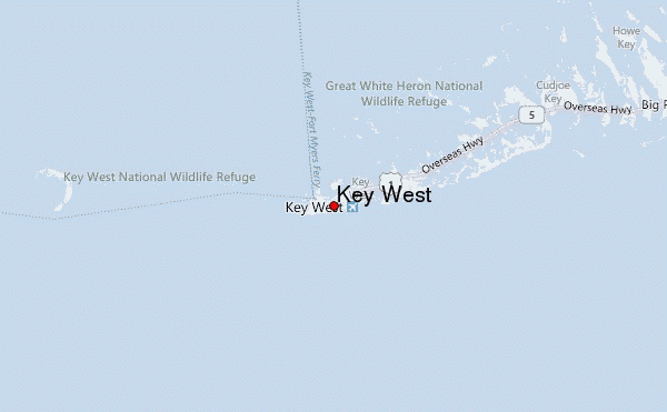Weather Map Key West
