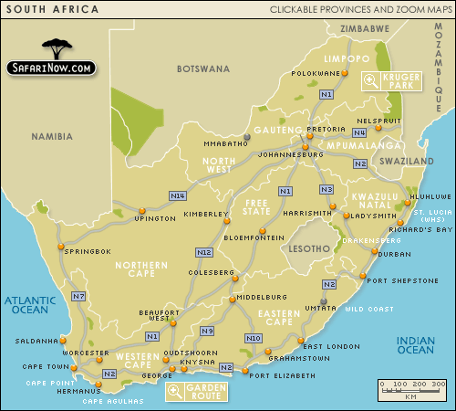 Weather Map South Africa