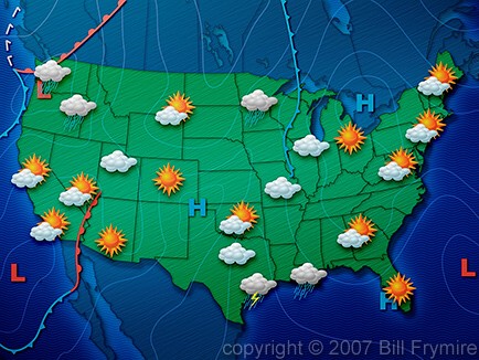 Weather Map Usa