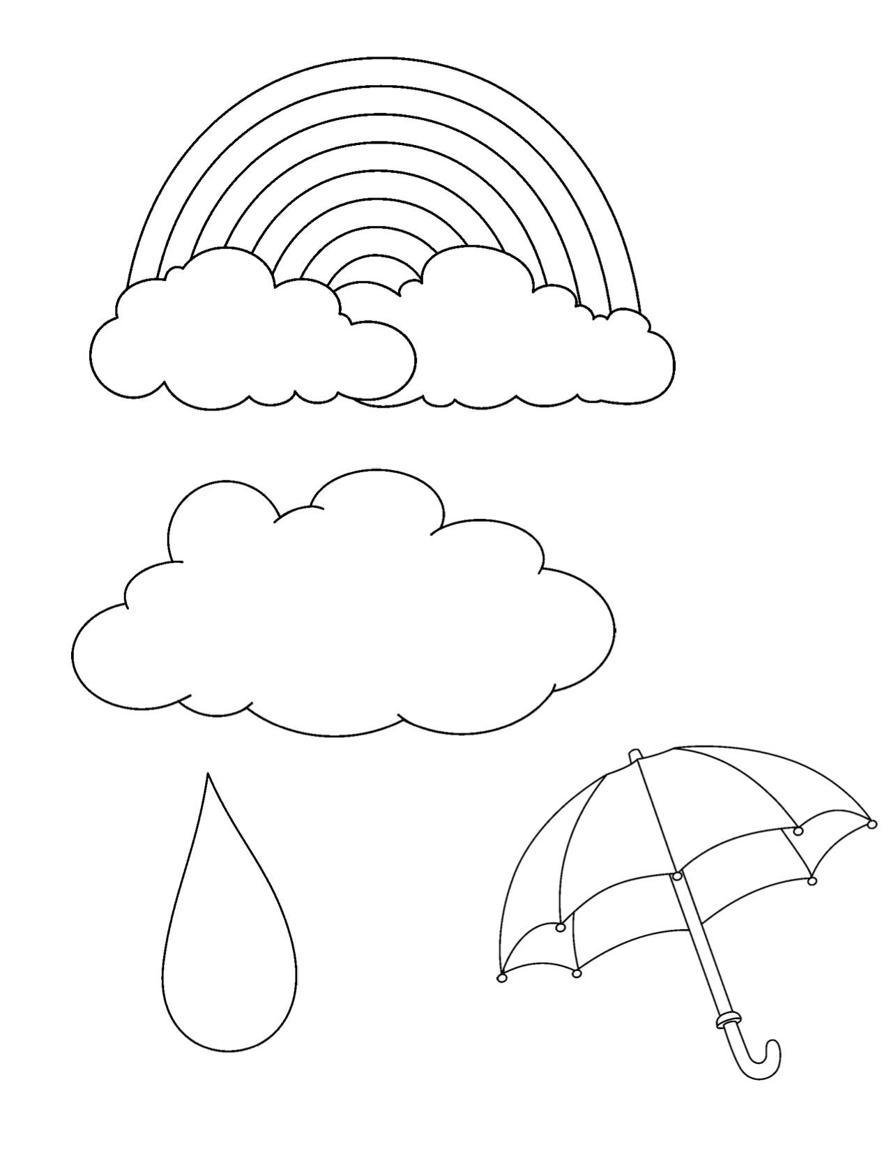 Weather Pictures For Kids Printable