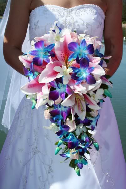 Wedding Flowers Purple And Blue