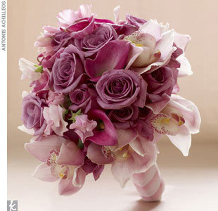 Wedding Flowers Purple And Pink