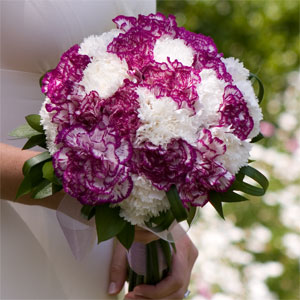 Wedding Flowers Purple And White