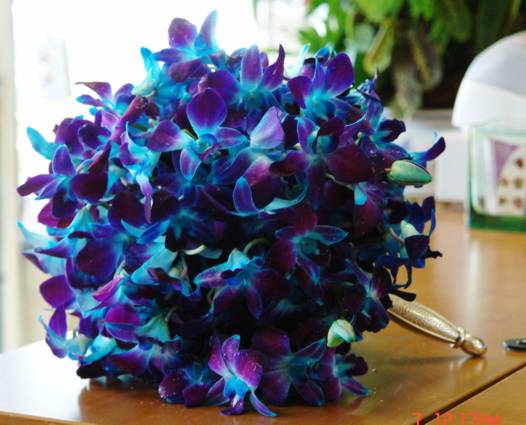 Wedding Flowers Purple Orchids