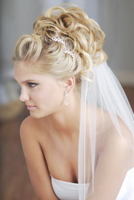 Wedding Hairstyles For Long Hair Down With Veil