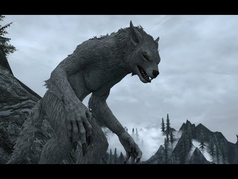 White Werewolf Skyrim